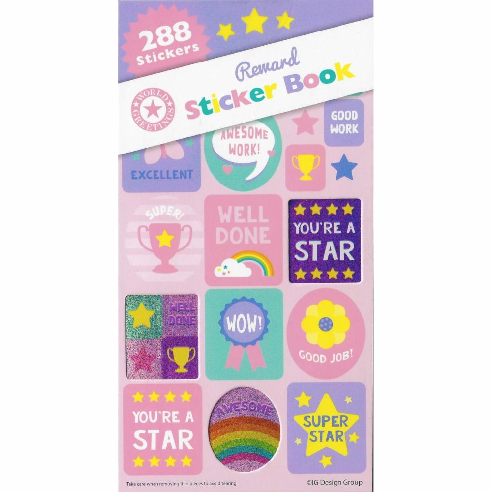 Party Bag Fillers | Reward Sticker Book (12 Sheets) Gifts Party Bag Fillers