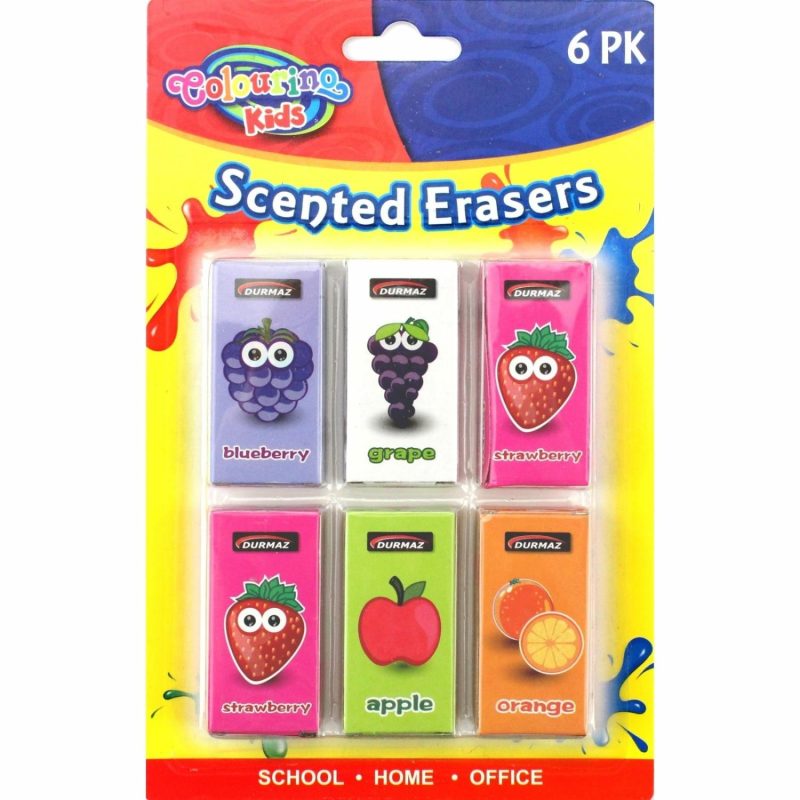 Party Bag Fillers | Scented Erasers (Pack Of 6) Gifts Party Bag Fillers