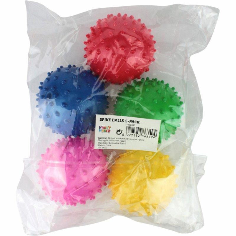 Party Bag Fillers | Soft Spike Balls (Pack Of 5) Gifts Party Bag Fillers