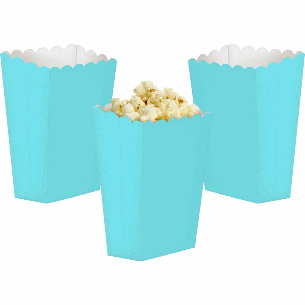 Party Boxes & Containers | Caribbean Blue Treat Boxes (Pack Of 5) Gifts Party Boxes & Containers