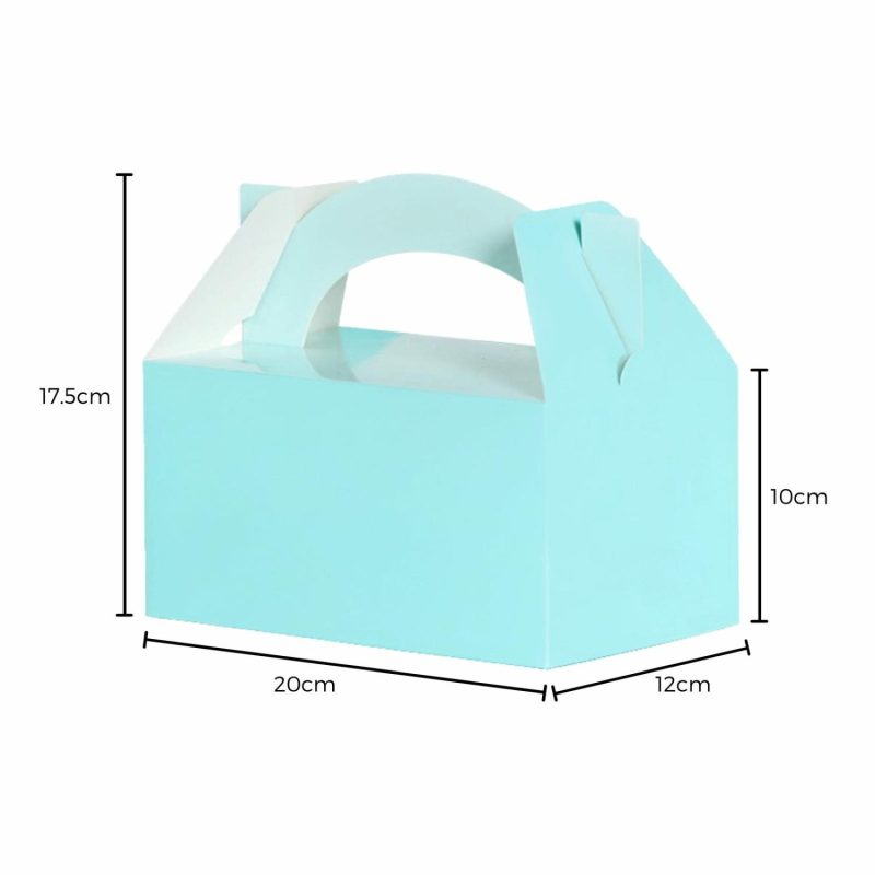 Party Boxes & Containers | Light Blue Two Tone Pastel Lolly/Treat Boxes (Pack Of 5) Gifts Party Boxes & Containers