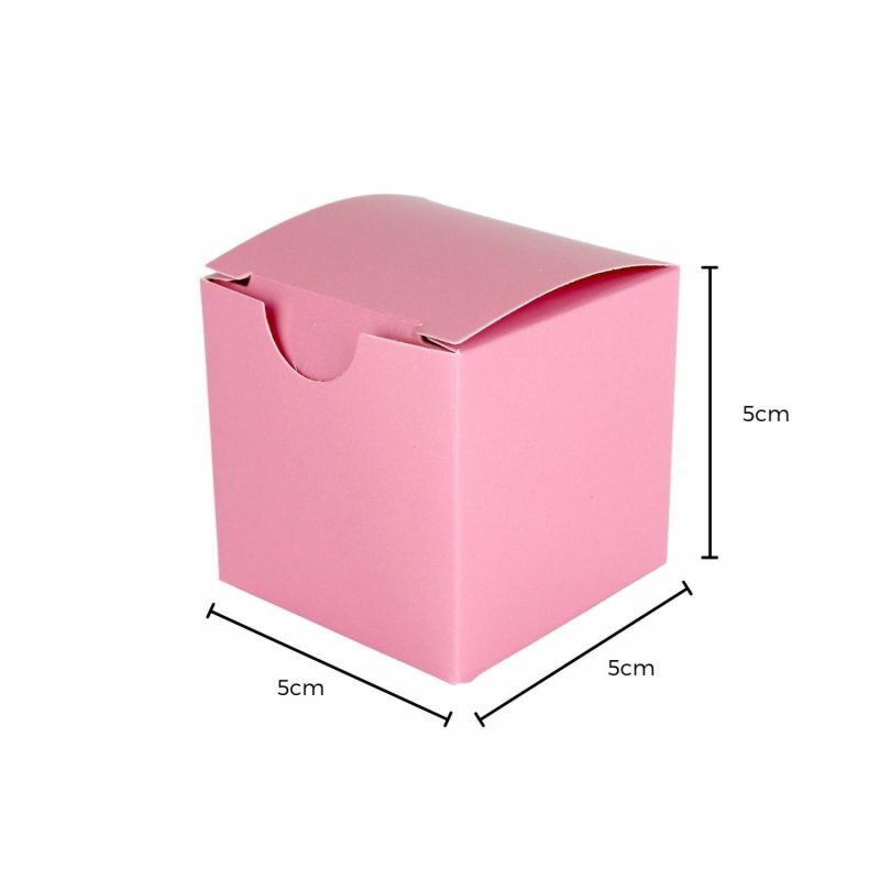 Party Boxes & Containers | Pink Paper Lolly/Treat Boxes (Bulk Pack Of 100) Gifts Party Boxes & Containers