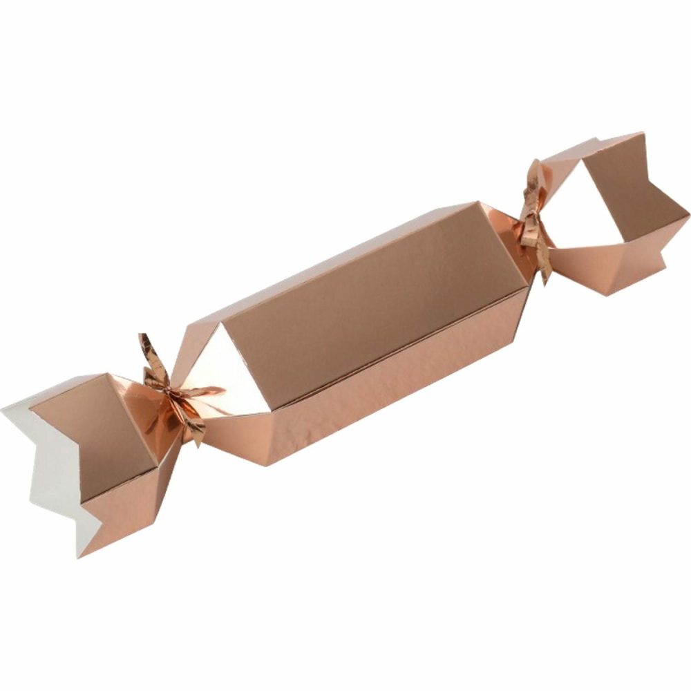 Party Boxes & Containers | Rose Gold Metallic Bon Bons Boxes (Pack Of 10) Gifts Party Boxes & Containers