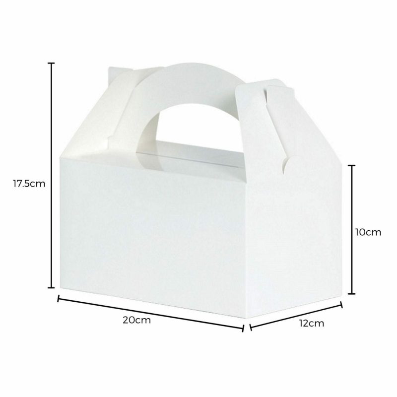 Party Boxes & Containers | White Lolly/Treat Boxes (Pack Of 5) Gifts Party Boxes & Containers