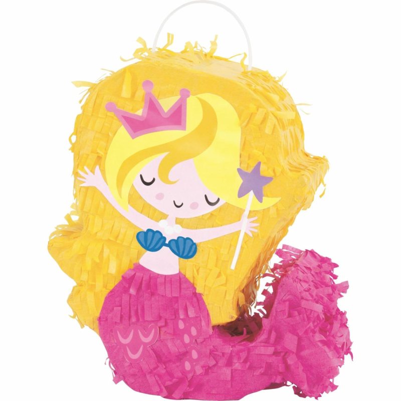 Pinatas | Mini Mermaid Princess Pinata Decoration 19Cm Decor Pinatas