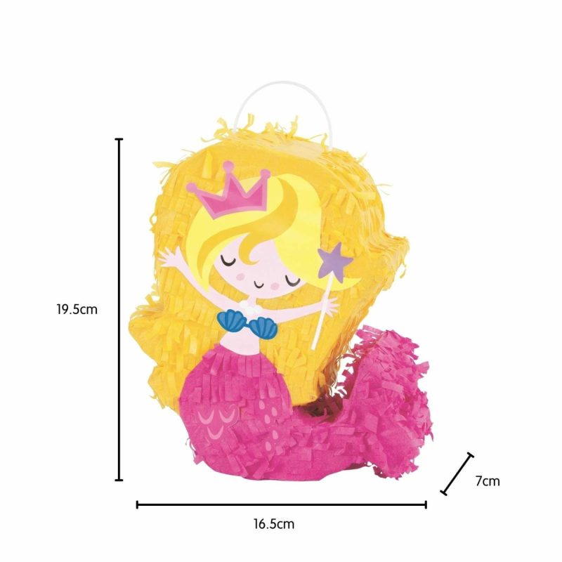 Pinatas | Mini Mermaid Princess Pinata Decoration 19Cm Decor Pinatas