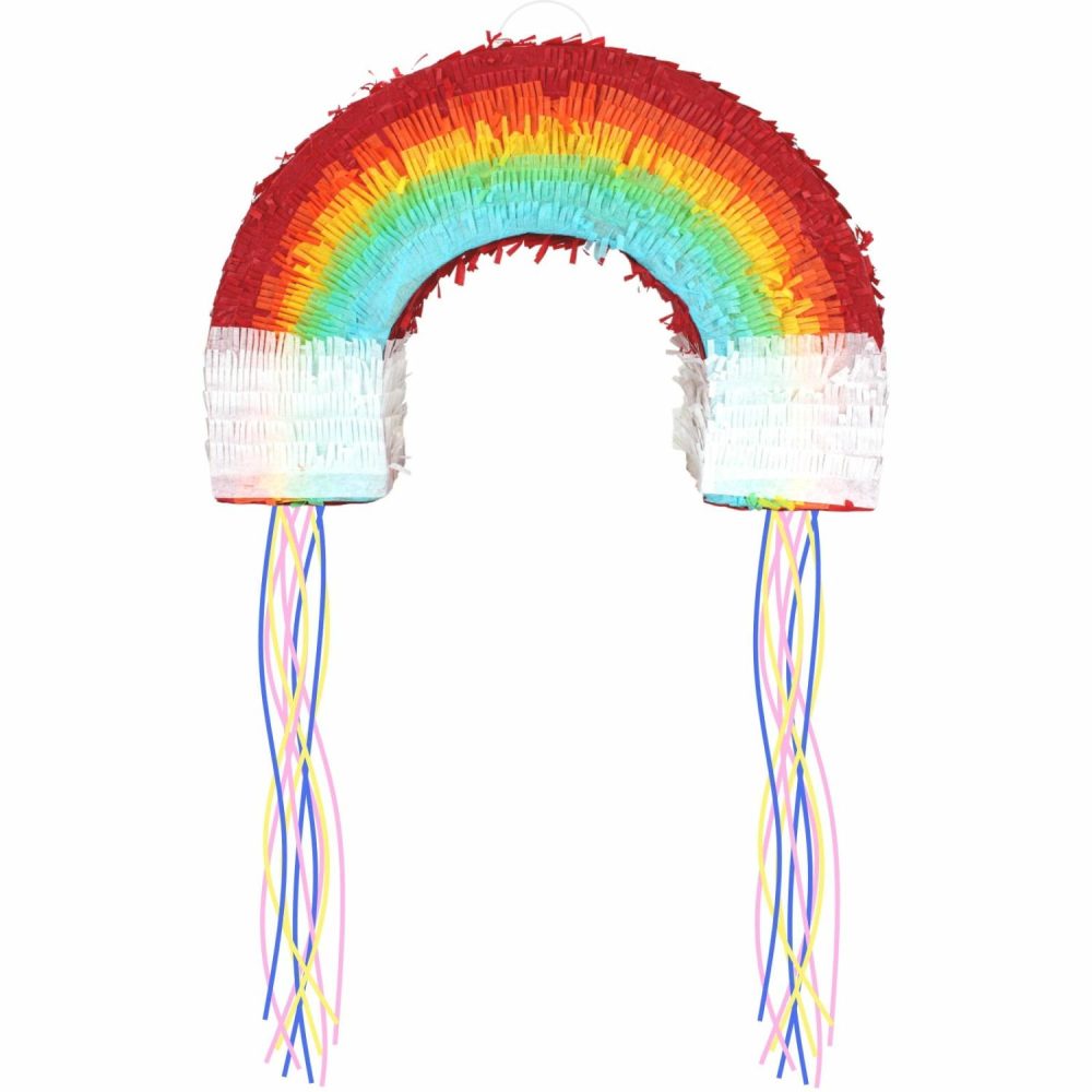 Pinatas | Rainbow Cloud Pull String Pinata Decor Pinatas