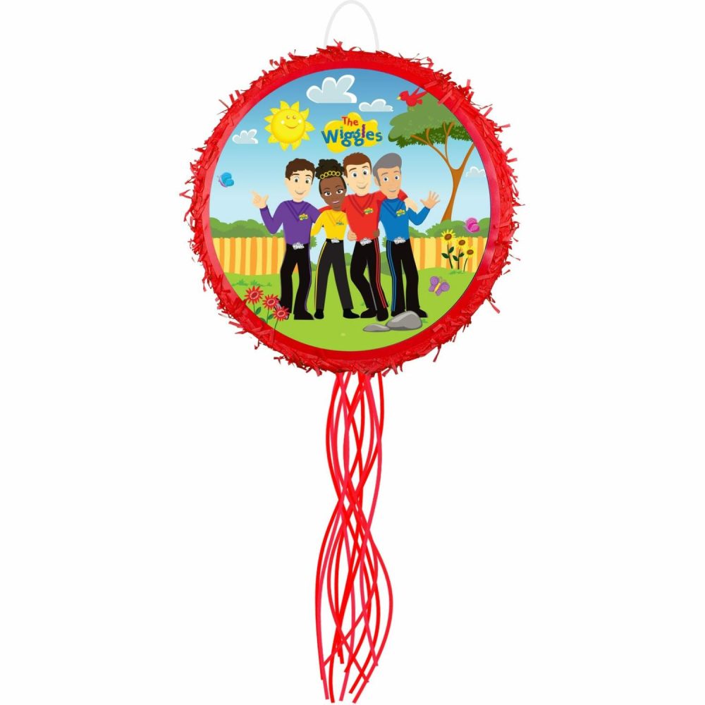 Pinatas | The Wiggles Party Pull String Pinata Decor Pinatas