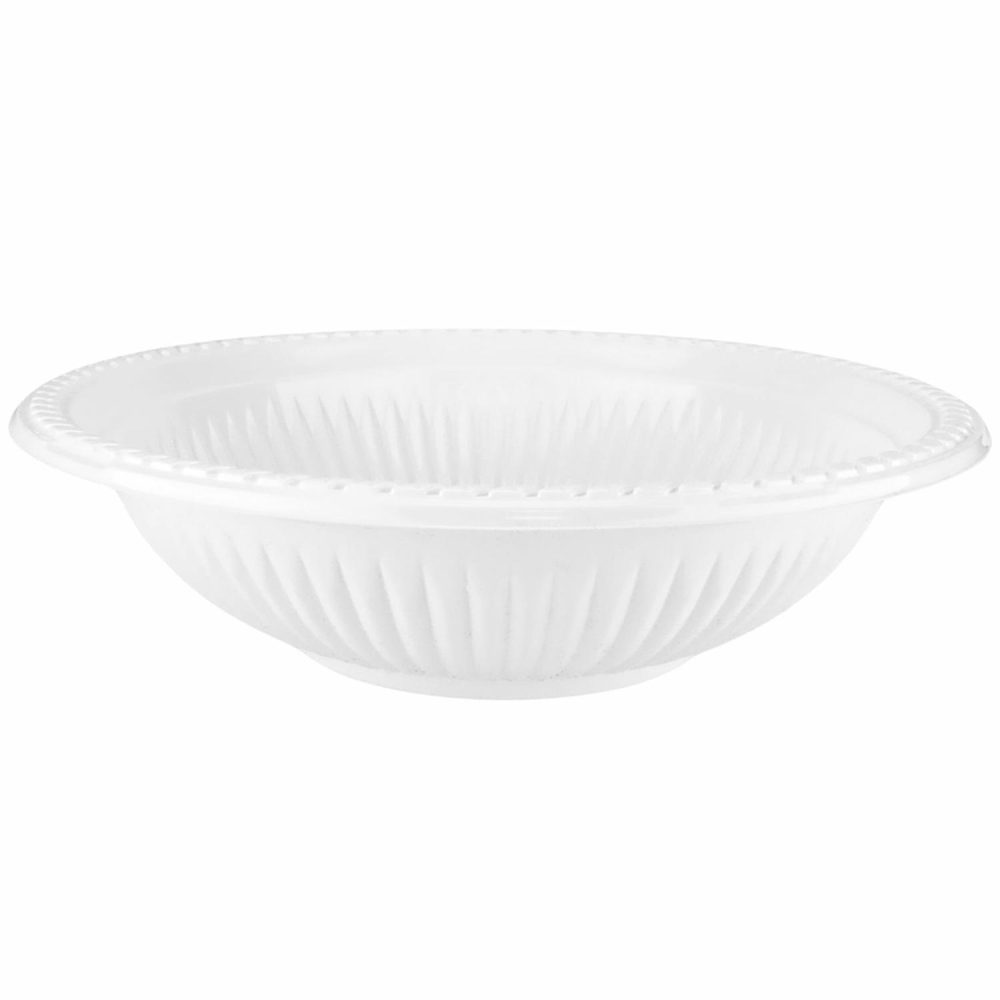 Plates, Platters & Bowls | Everyday Living Reusable White Plastic Serving Bowls 25Cm (Pack Of 3) Catering & Kitchen Plates, Platters & Bowls