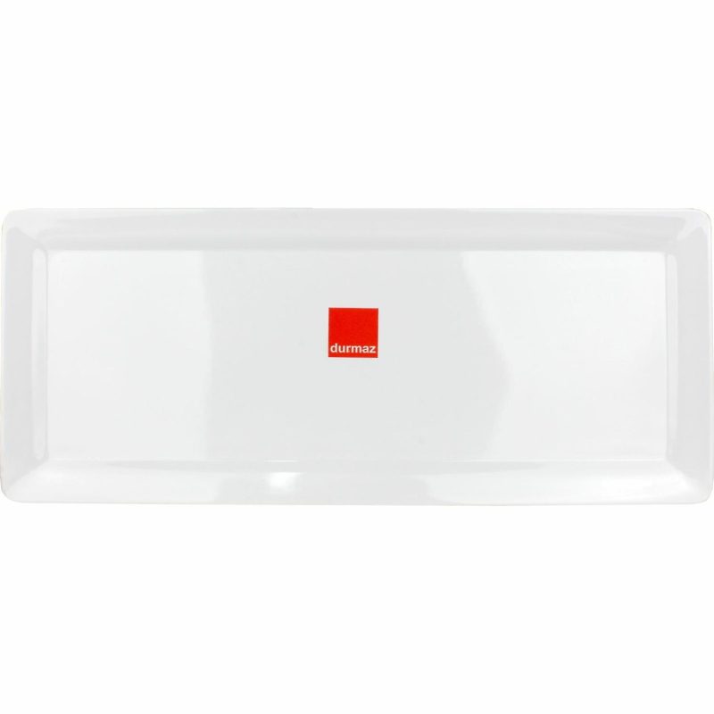 Plates, Platters & Bowls | White Rectangular Melamine Platter 48Cm X 20Cm Catering & Kitchen Plates, Platters & Bowls