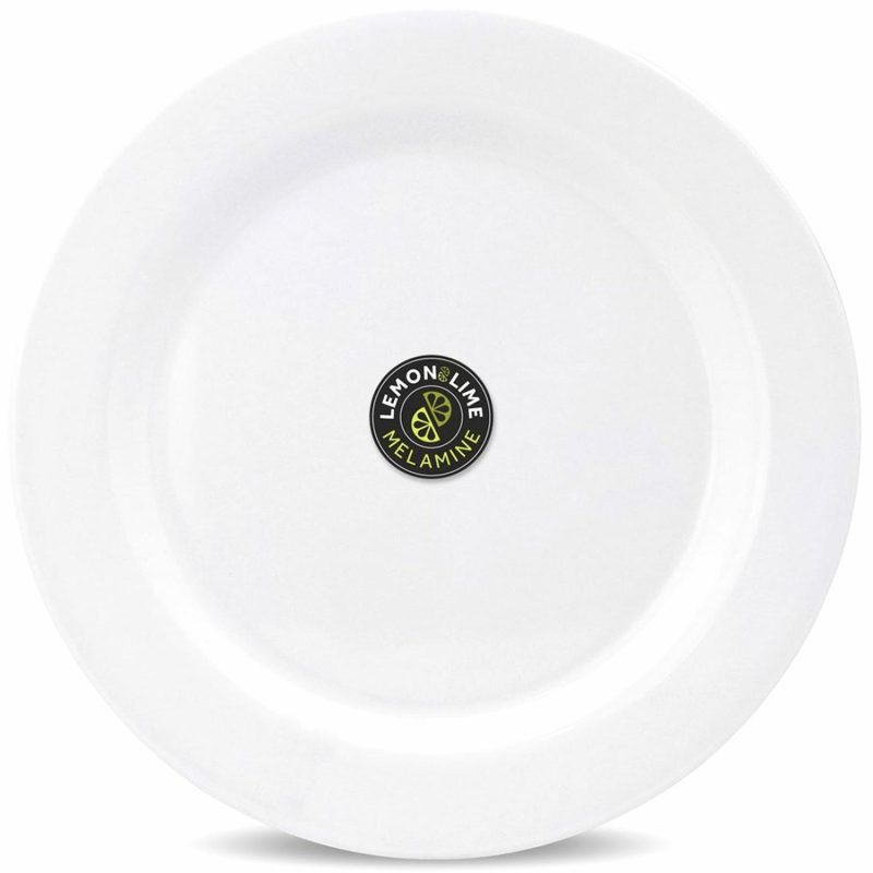 Plates, Platters & Bowls | White Round Melamine Dinner Plate 27.5Cm Catering & Kitchen Plates, Platters & Bowls