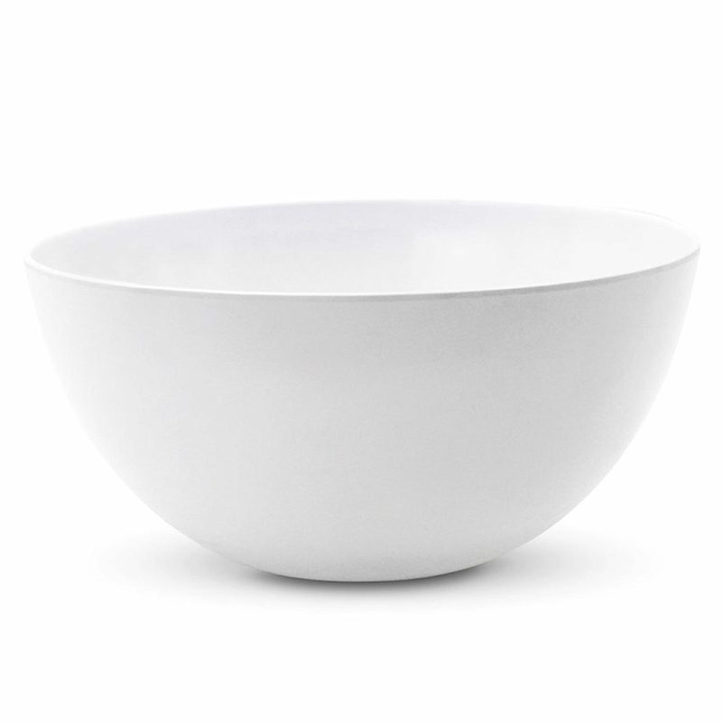 Plates, Platters & Bowls | White Round Melamine Serving Bowl 25Cm Catering & Kitchen Plates, Platters & Bowls