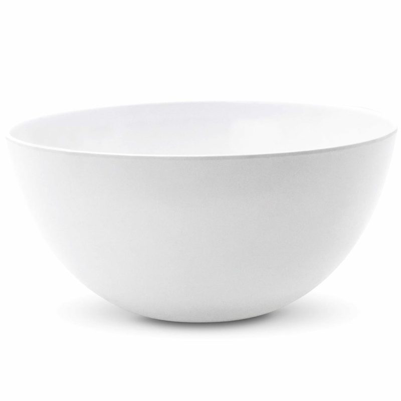 Plates, Platters & Bowls | White Round Melamine Serving Bowl 30Cm Catering & Kitchen Plates, Platters & Bowls