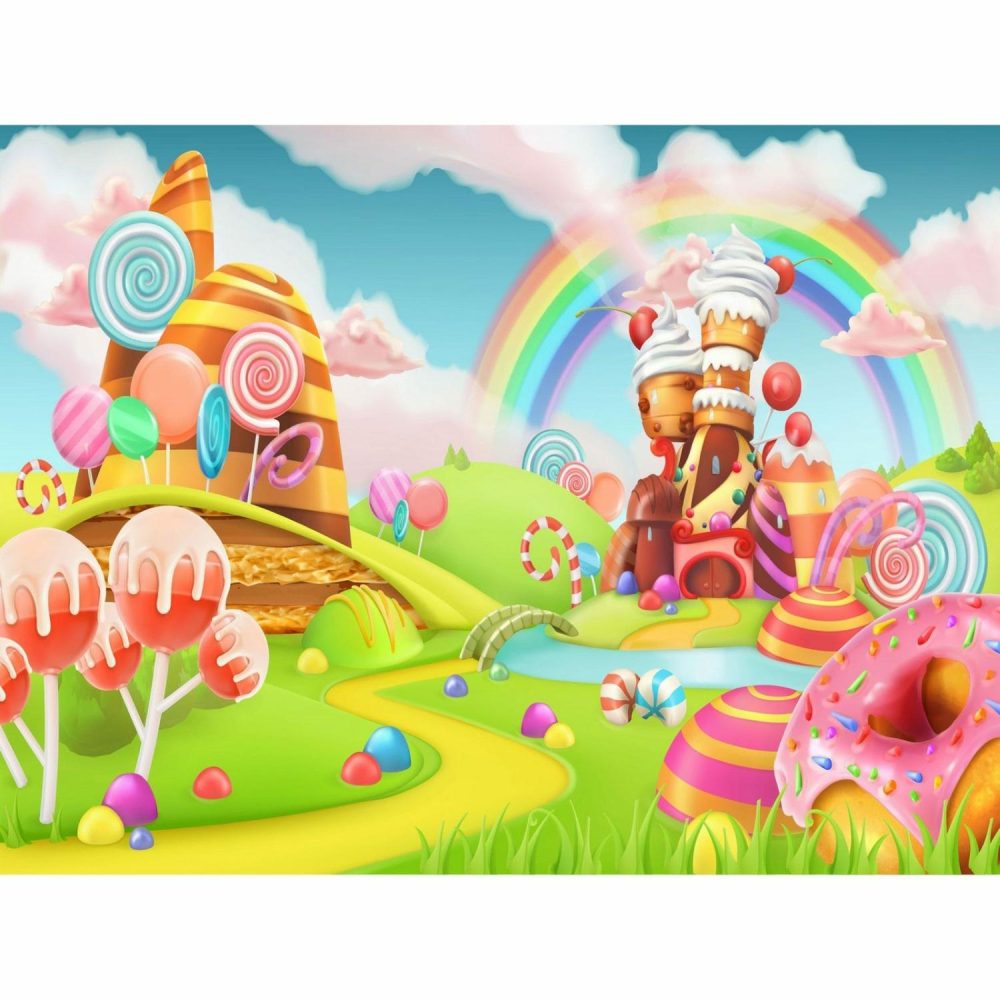 Props & Backdrops | Candy Land Fabric Backdrop Decor Props & Backdrops