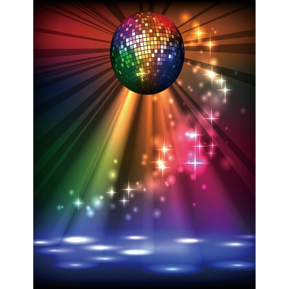 Props & Backdrops | Dazzling Disco Ball Fabric Backdrop Decor Props & Backdrops