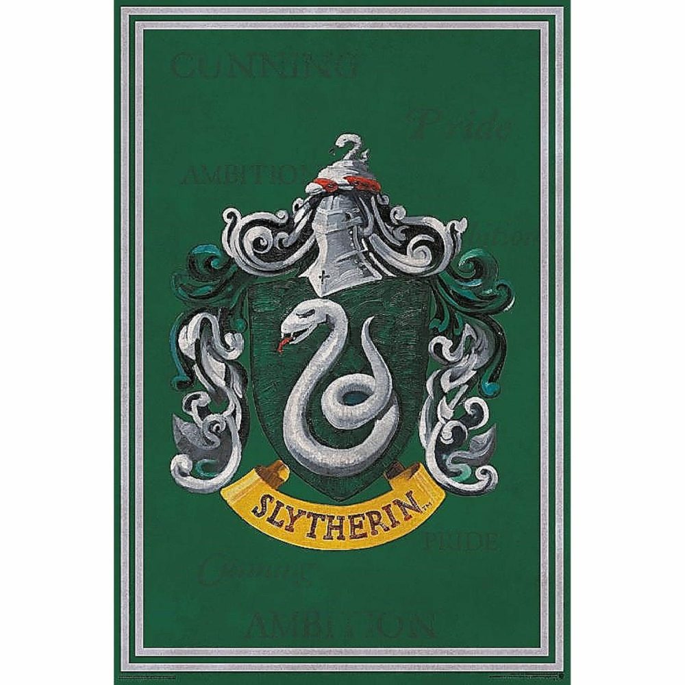 Props & Backdrops | Harry Potter Slytherin Crest Poster Decor Props & Backdrops