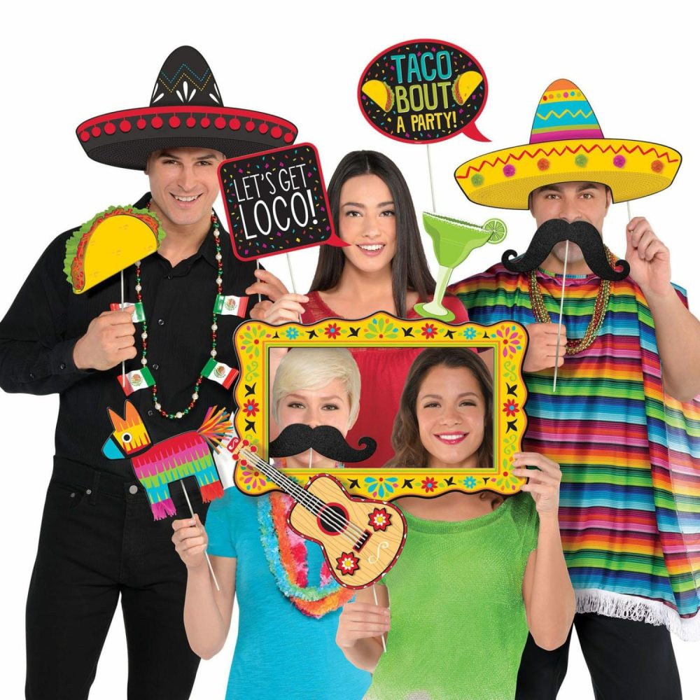 Props & Backdrops | Jumbo Fiesta Photo Props (Pack Of 12) Decor Props & Backdrops