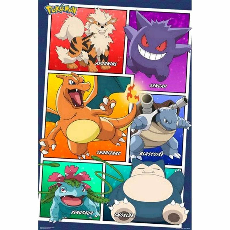 Props & Backdrops | Pokemon Characters Grid 2 Poster Decor Props & Backdrops