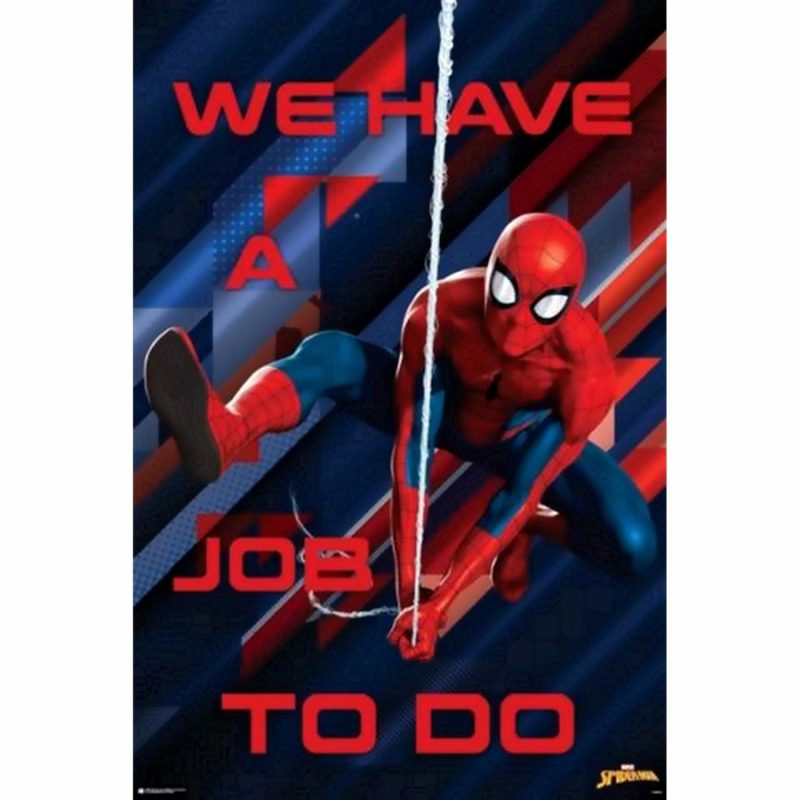 Props & Backdrops | Spiderman Job To Do Poster Decor Props & Backdrops