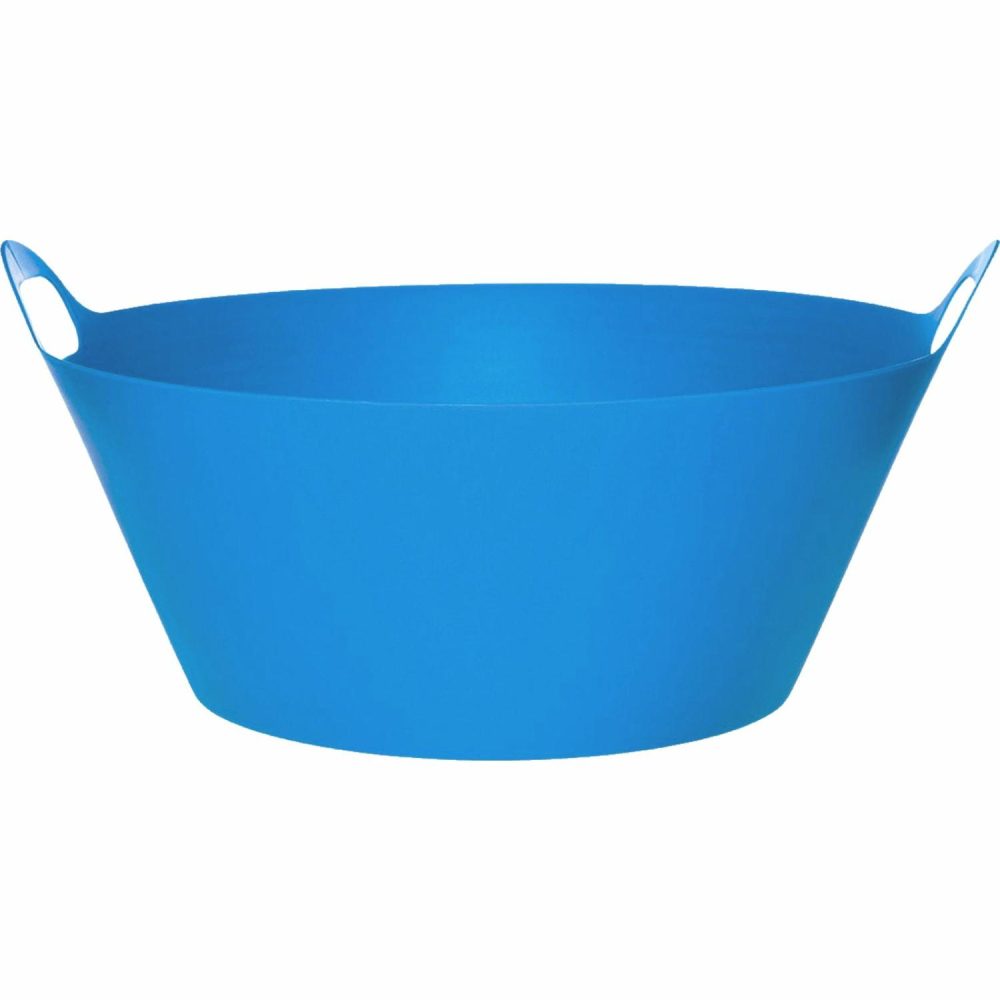 Storage & Containers | Blue Round Plastic Party Tub 30L Catering & Kitchen Storage & Containers