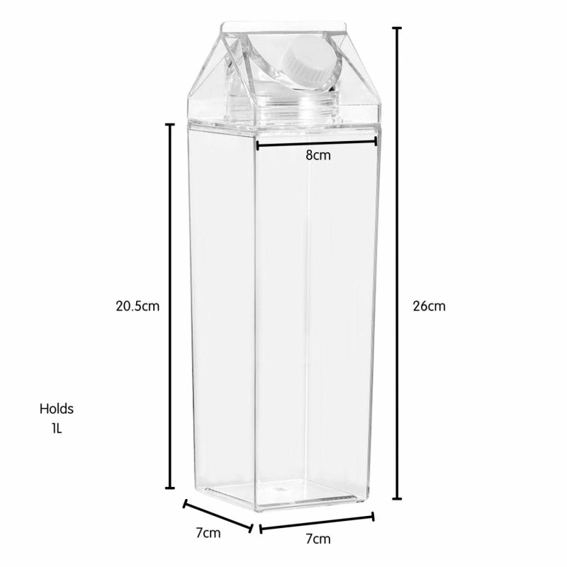 Storage & Containers | Boxsweden Plastic Fridge Storage Bottle 1L Catering & Kitchen Storage & Containers