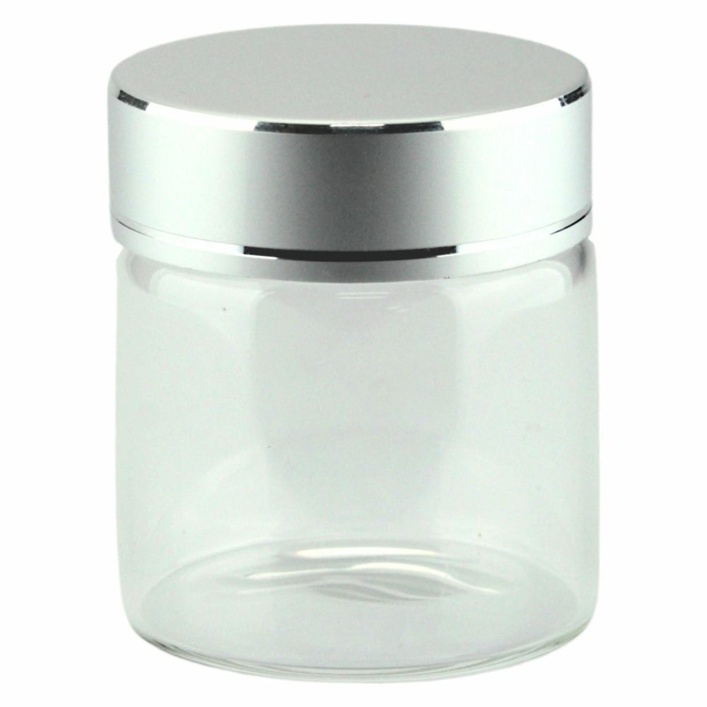 Storage & Containers | Clear Glass Round Screw Top Jar 60Ml Catering & Kitchen Storage & Containers