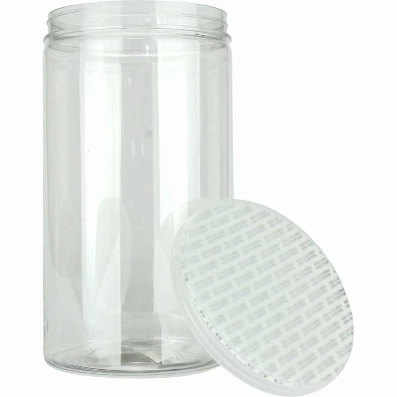 Storage & Containers | Clear Plastic Round Screw Top Jar 1250Ml Catering & Kitchen Storage & Containers