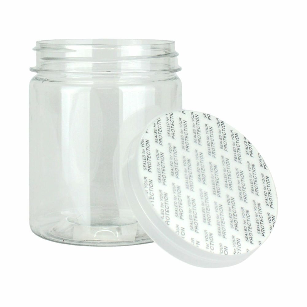 Storage & Containers | Clear Plastic Round Screw Top Jar 200Ml Catering & Kitchen Storage & Containers