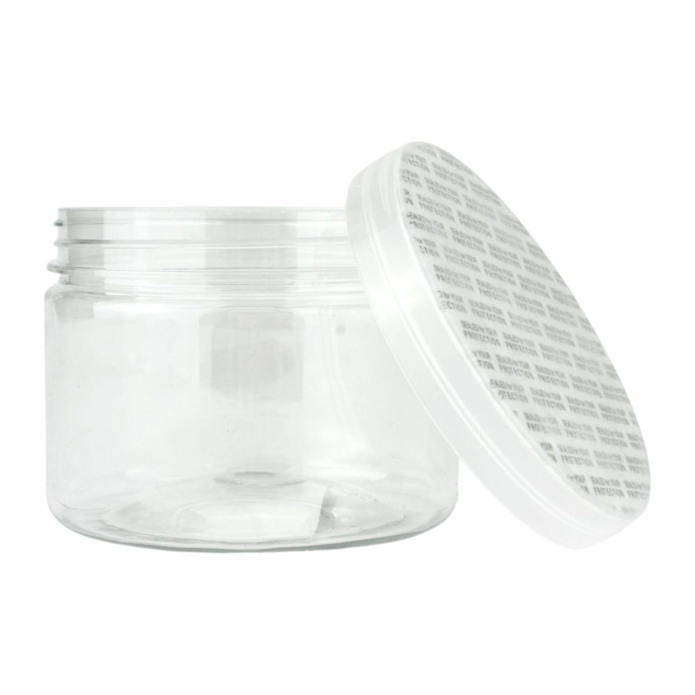 Storage & Containers | Clear Plastic Round Screw Top Jar 250Ml Catering & Kitchen Storage & Containers