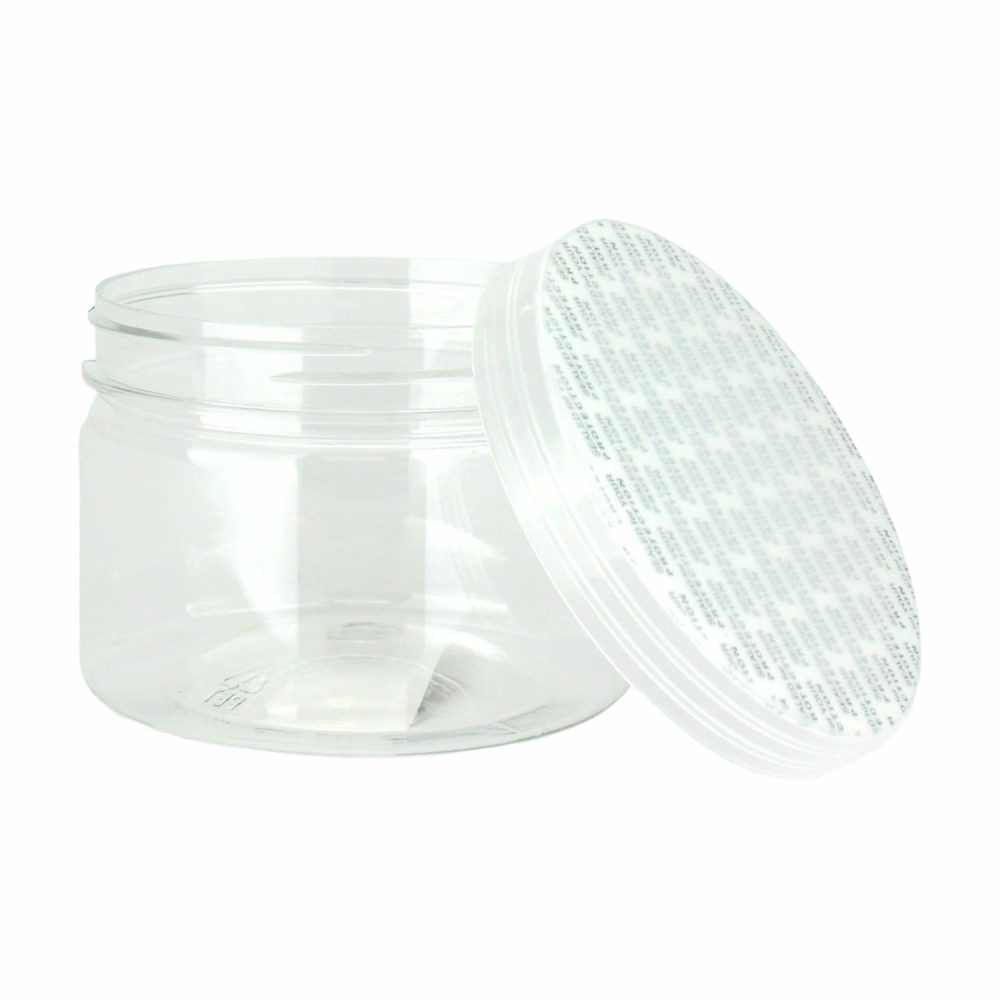 Storage & Containers | Clear Plastic Round Screw Top Jar 250Ml Catering & Kitchen Storage & Containers