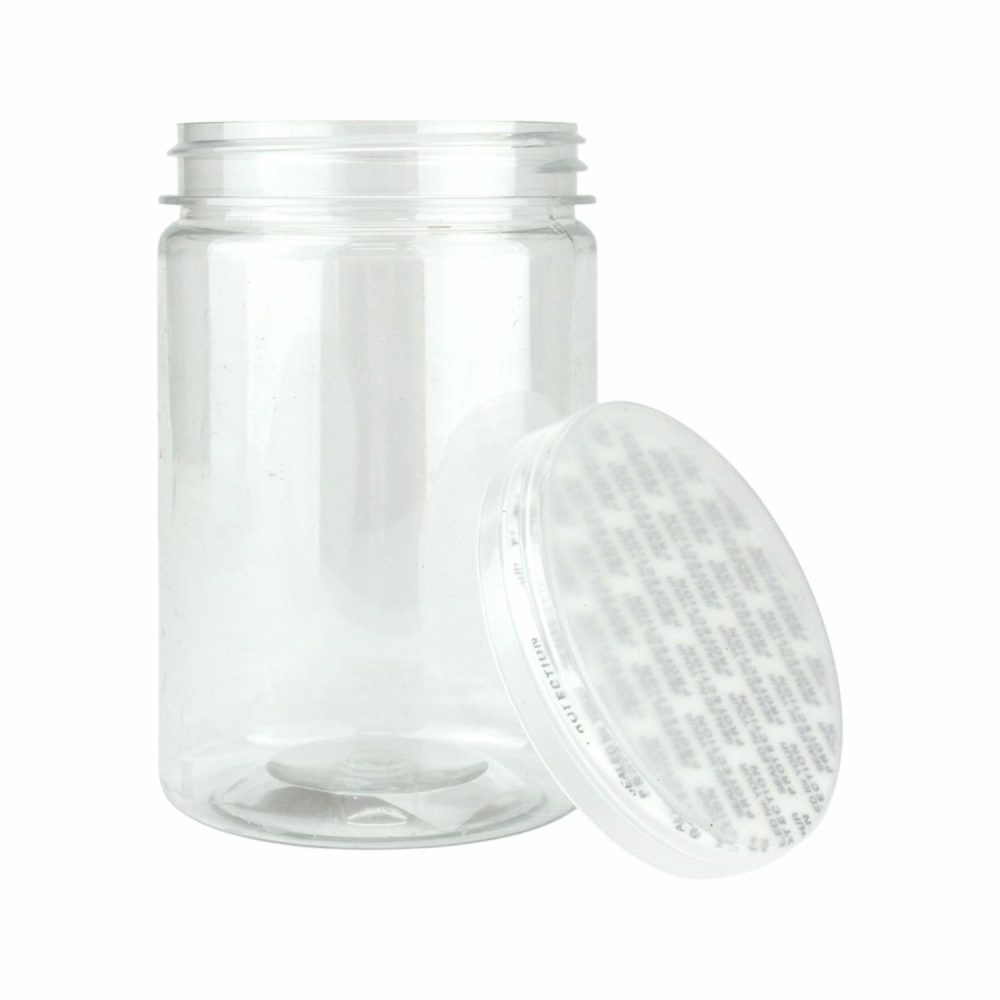 Storage & Containers | Clear Plastic Round Screw Top Jar 275Ml Catering & Kitchen Storage & Containers