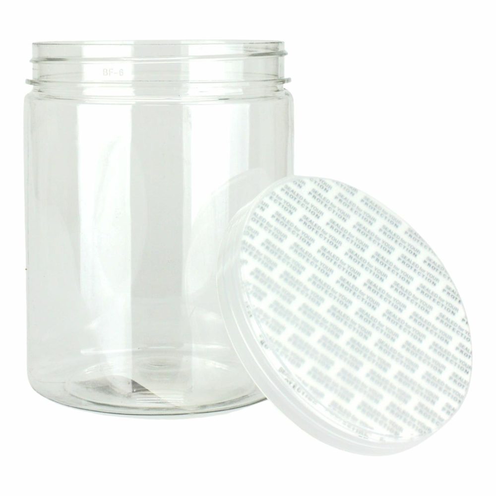 Storage & Containers | Clear Plastic Round Screw Top Jar 500Ml Catering & Kitchen Storage & Containers