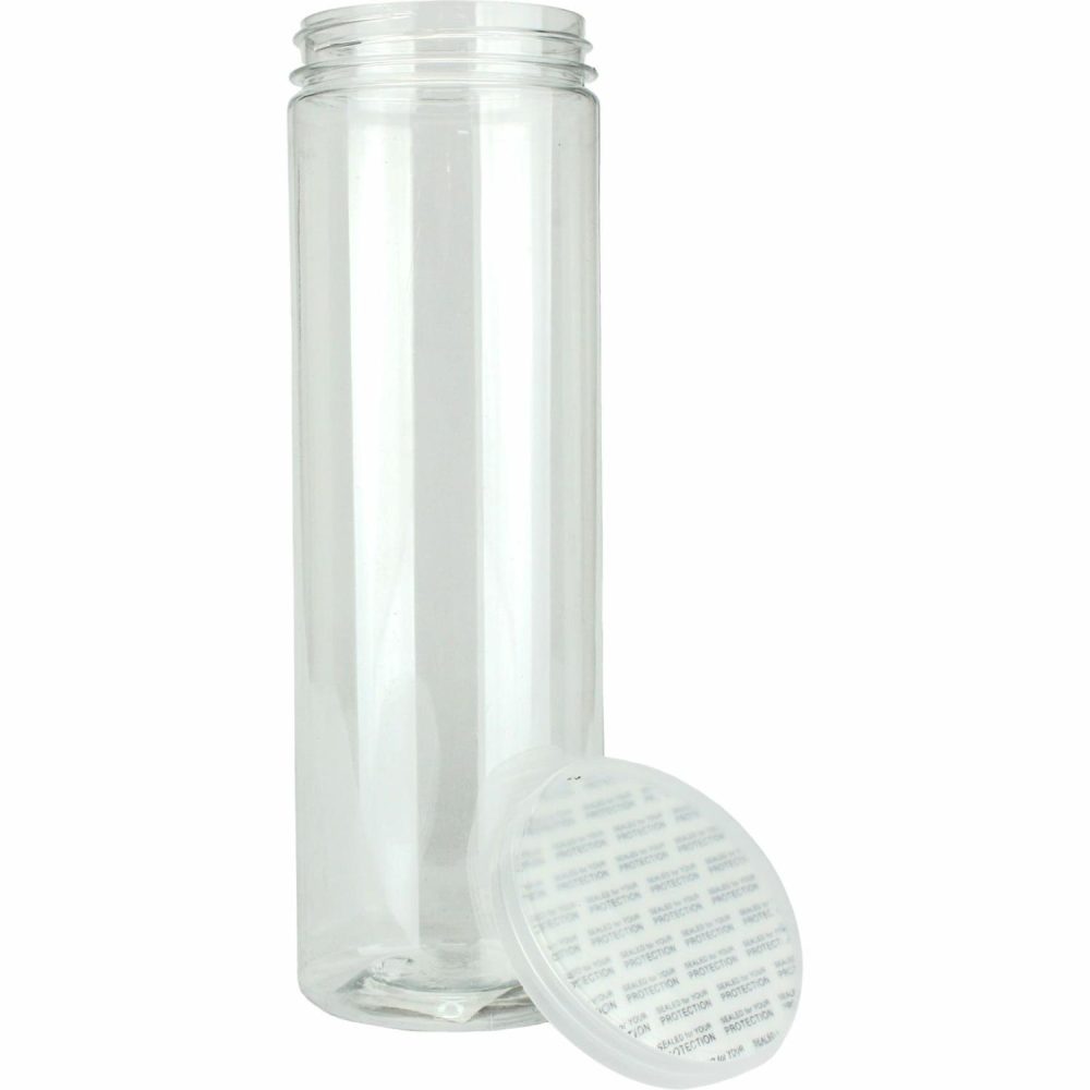 Storage & Containers | Clear Plastic Round Screw Top Jar 600Ml Catering & Kitchen Storage & Containers