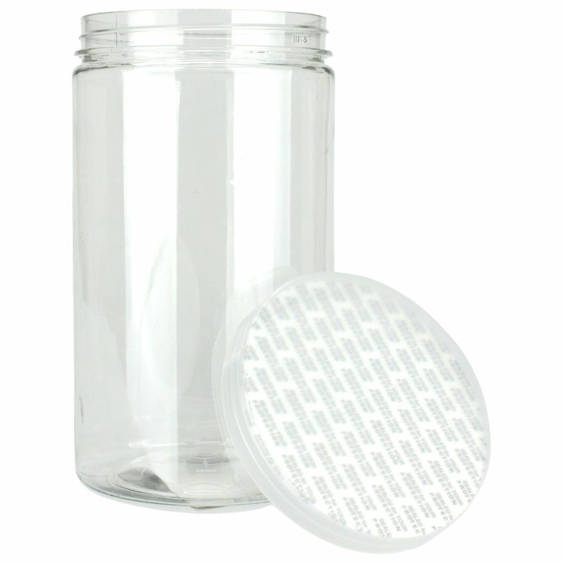 Storage & Containers | Clear Plastic Round Screw Top Jar 750Ml Catering & Kitchen Storage & Containers