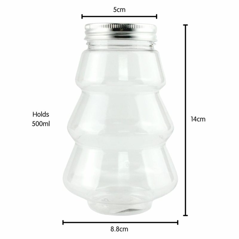 Storage & Containers | Clear Tree Shape Screw Top Jar 500Ml Catering & Kitchen Storage & Containers