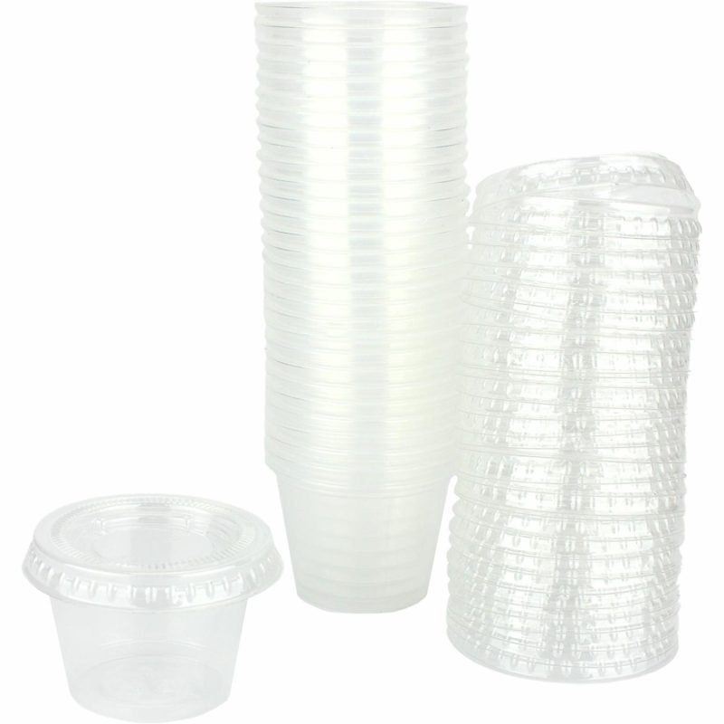 Storage & Containers | Dressing Containers With Lids 30Ml (Pack Of 30) Catering & Kitchen Storage & Containers