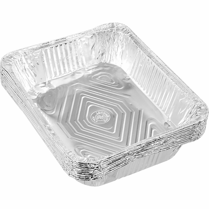 Storage & Containers | Foil Bbq Trays 32Cm X 26.5Cm X 6Cm (Pack Of 10) Catering & Kitchen Storage & Containers