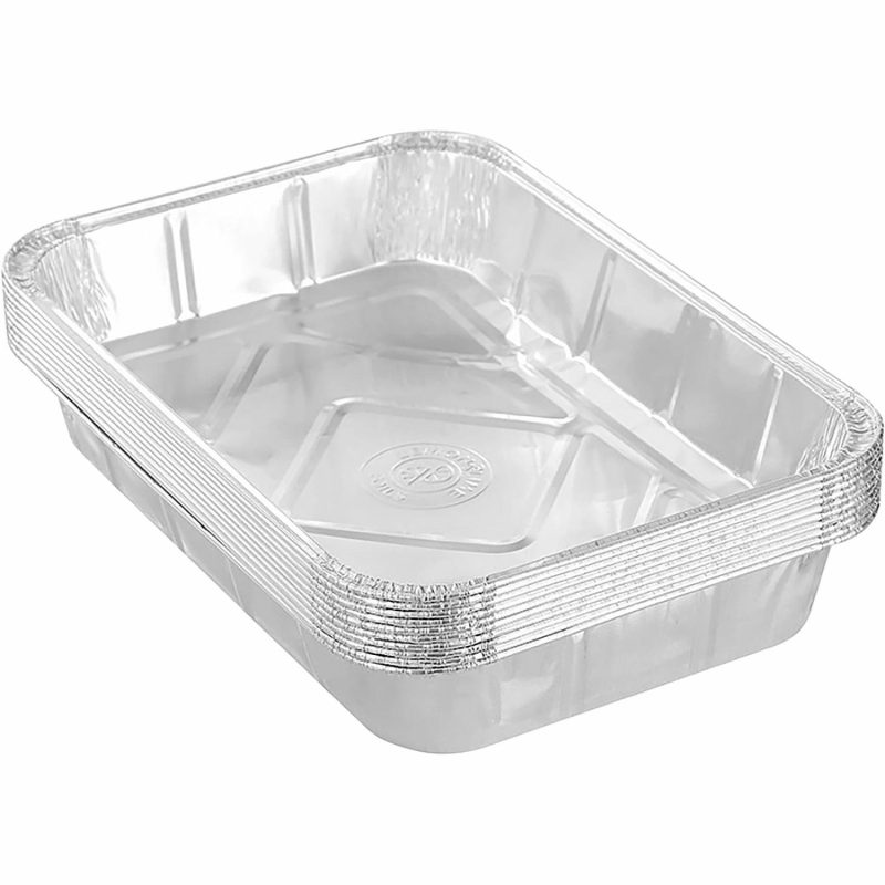 Storage & Containers | Foil Oven Trays 31Cm X 21.5Cm X 4.5Cm (Pack Of 10) Catering & Kitchen Storage & Containers