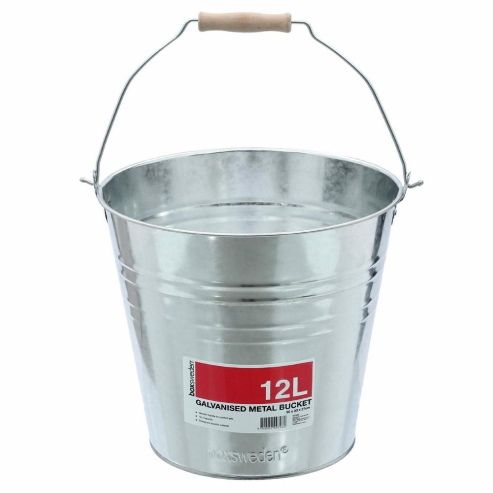 Storage & Containers | Galvanised Metal Ice Bucket With Handle 12L Catering & Kitchen Storage & Containers