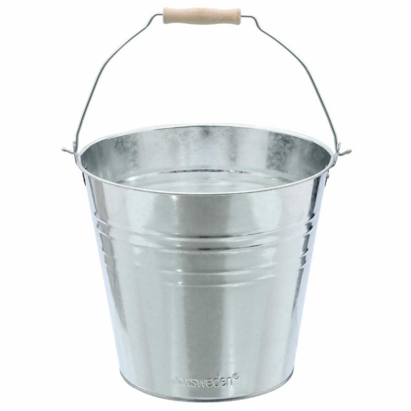 Storage & Containers | Galvanised Metal Ice Bucket With Handle 12L Catering & Kitchen Storage & Containers