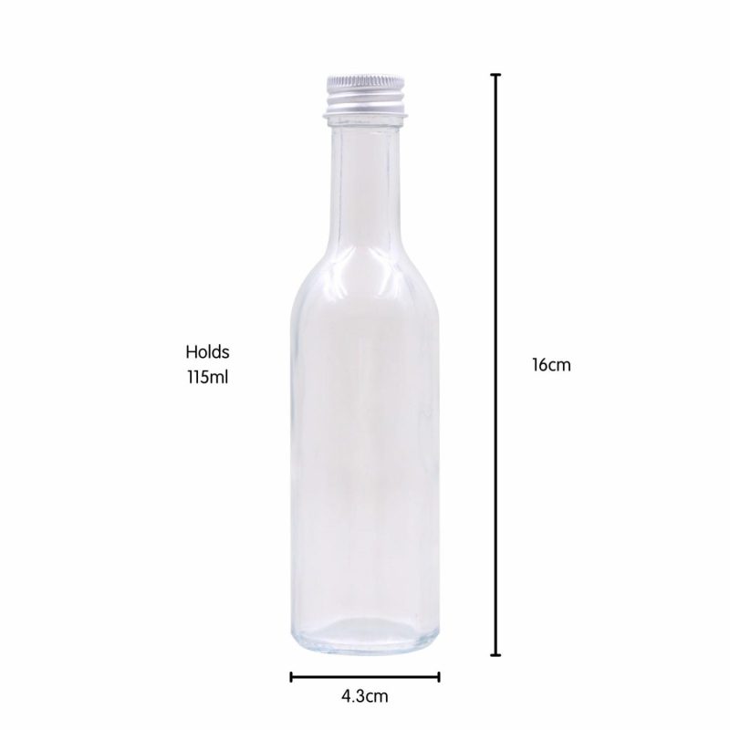 Storage & Containers | Glass Screw Top Long Series Bottle/Jar 115Ml Catering & Kitchen Storage & Containers