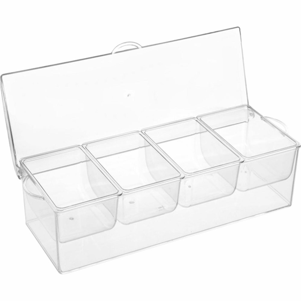 Storage & Containers | Lemon & Lime Crystal Chilled Serving Box With Flip Lid Catering & Kitchen Storage & Containers