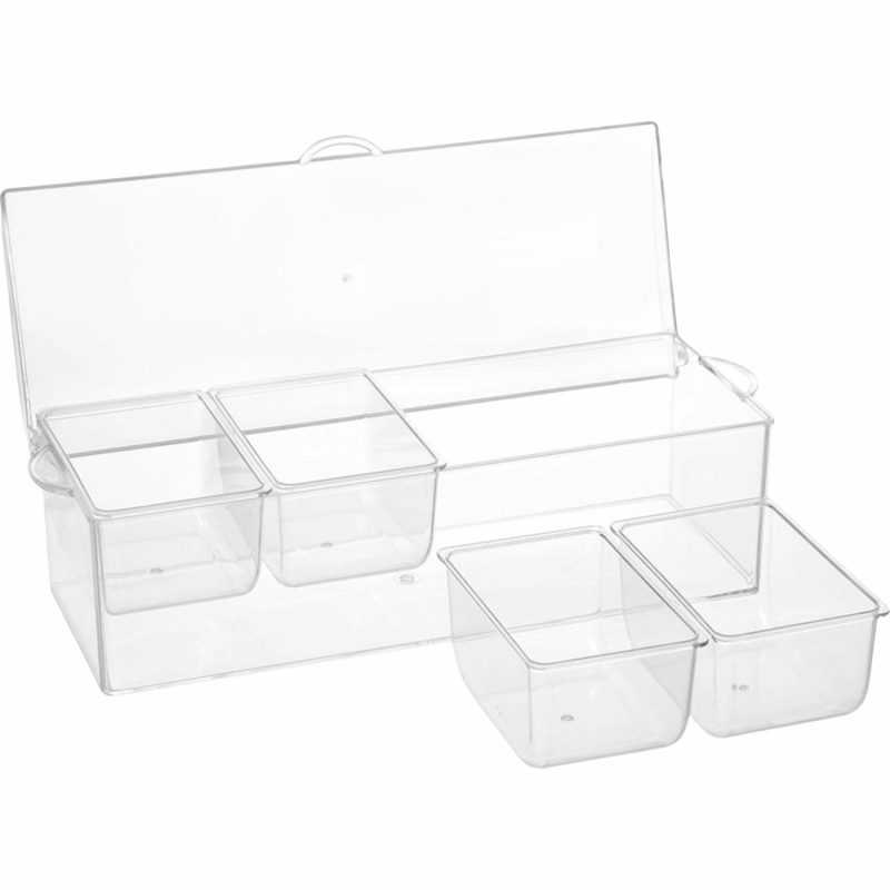 Storage & Containers | Lemon & Lime Crystal Chilled Serving Box With Flip Lid Catering & Kitchen Storage & Containers