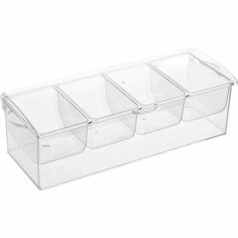 Storage & Containers | Lemon & Lime Crystal Chilled Serving Box With Flip Lid Catering & Kitchen Storage & Containers