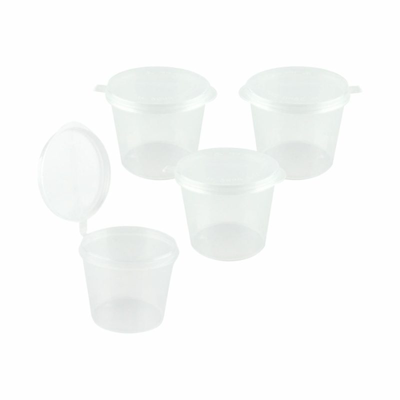 Storage & Containers | Sauce Containers With Hinged Lids 25Ml (Pack Of 45) Catering & Kitchen Storage & Containers