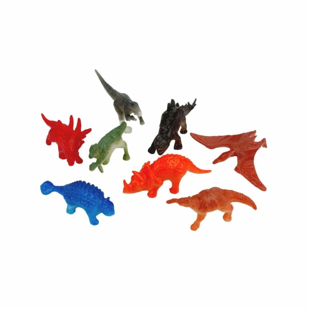 Toys | Assorted Plastic Dinosaur Toys (Pack Of 8) Toys Toys