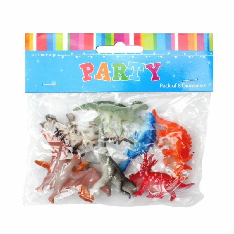 Toys | Assorted Plastic Dinosaur Toys (Pack Of 8) Toys Toys