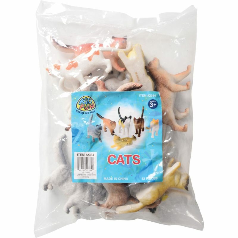 Toys | Cat Plastic Toy Figures (Pack Of 12) Toys Toys