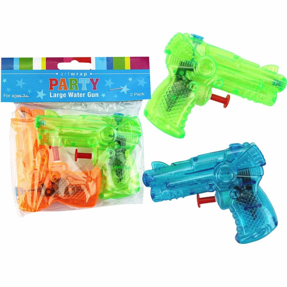 Toys | Coloured Water Squirt Guns (Pack Of 2) Toys Toys