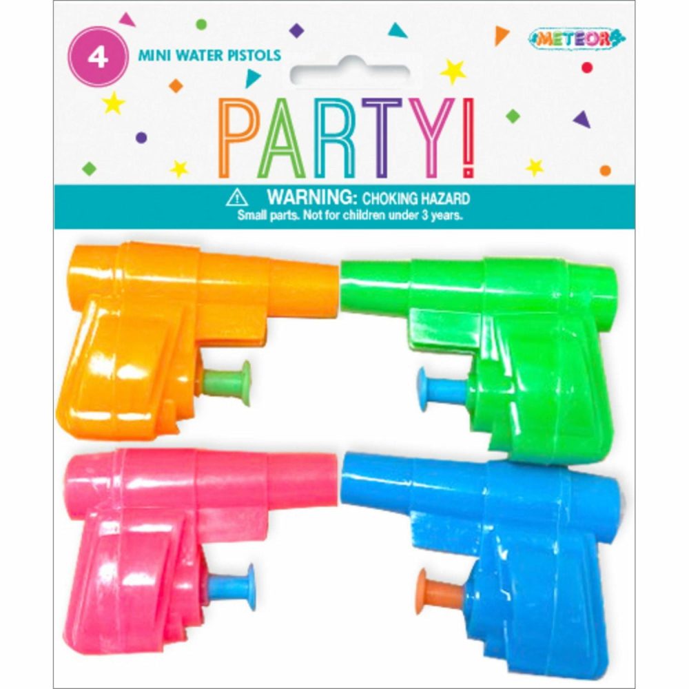 Toys | Coloured Water Squirt Guns (Pack Of 4) Toys Toys